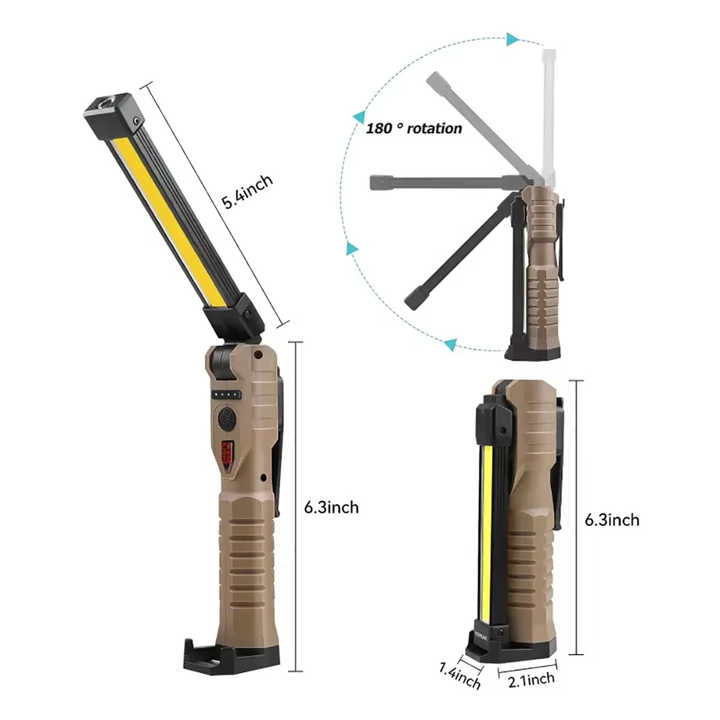 Fənər Brelok, FORCI, UAFANP, COB LED, C tipli USB giriş, təkrar doldurulan, Enerji Bloku funksiyalı