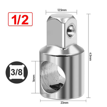 Adapter, FORCI, UAPERD1015, Cırcır Açar üçün, Deşikli, 3/8 düymdən 1/2 düymə keçid