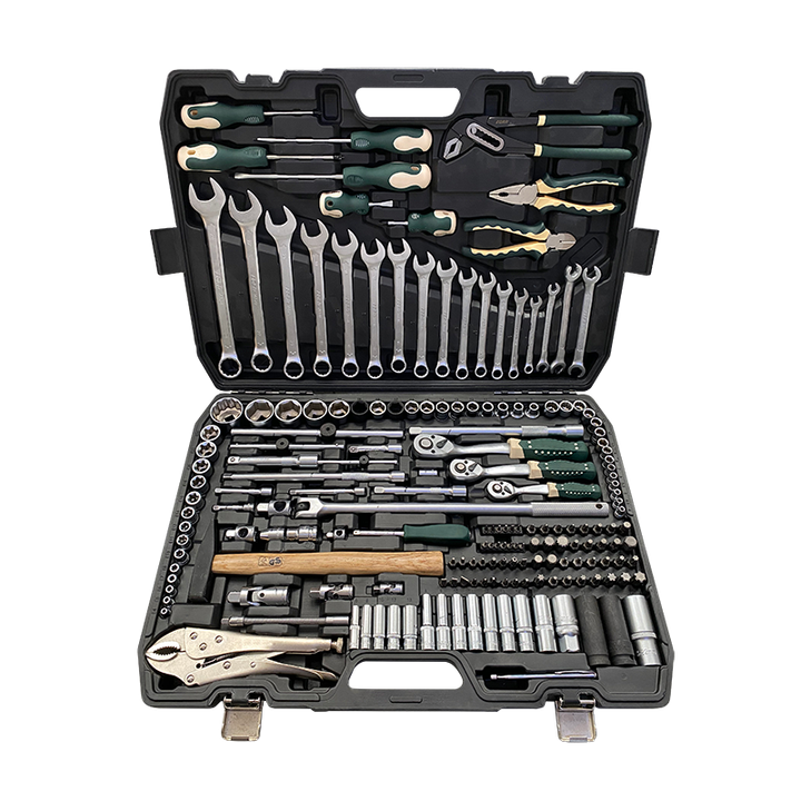 Набор торцевых ключей, FORCI, UANABF180, 6-гранный, Трещотка 1/2 дюйм, 180 parça