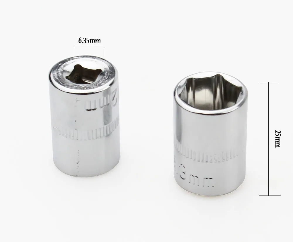 Başlıq, FORCI, UAQ8Q14, qısaboy, 6 guşəli, 1/4 düym, 14 mm
