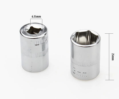 Başlıq, FORCI, UAQ8Q11, qısaboy, 6 guşəli, 1/4 düym, 11 mm