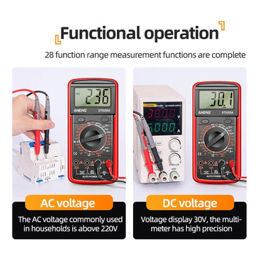 Multimetr, FORCI, UATES9205, Rəqəmsal, DT9205A,