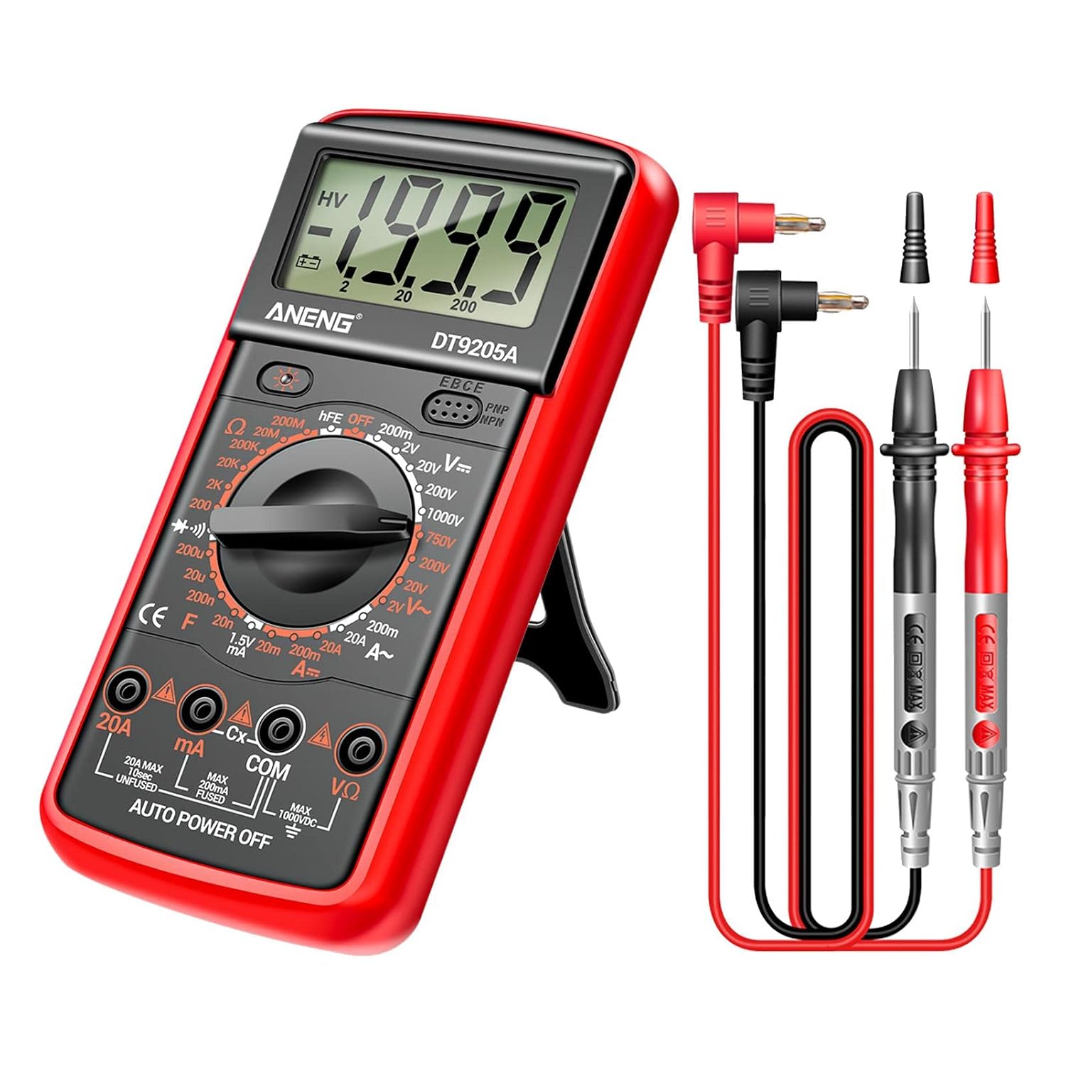 Multimetr, FORCI, UATES9205, Rəqəmsal, DT9205A,