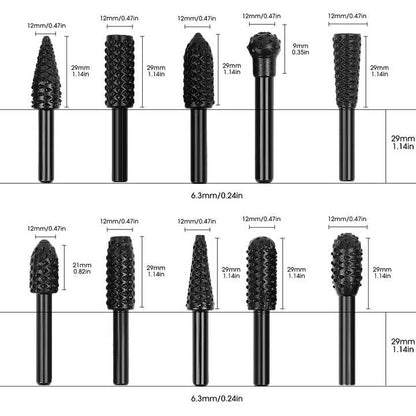 Набор для полировки и шлифовки, FORCI, UATAXYR, 10 предметов