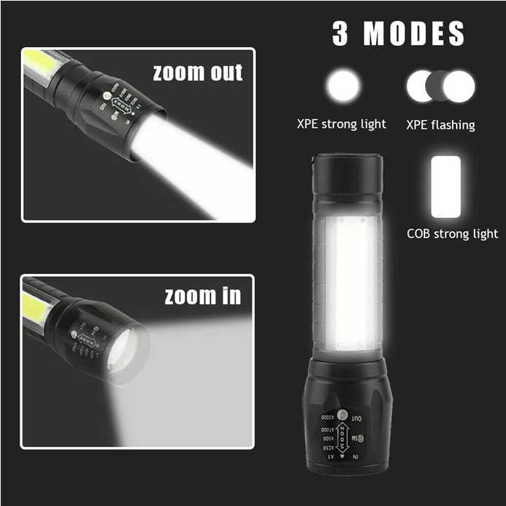 Фонарь мини, FORCI, UAFANYU, COB LED, USB, перезаряжаемый, портативный