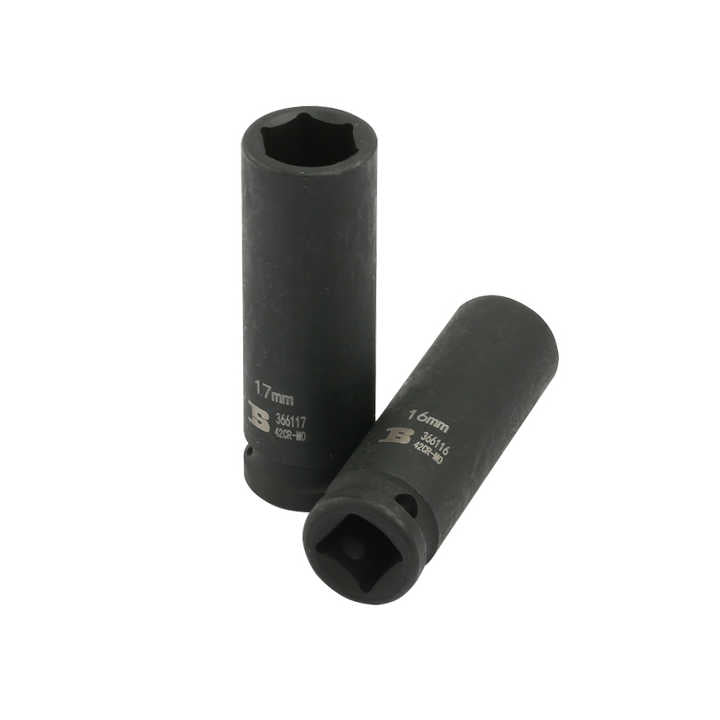 Başlıq, FORCI, UAQQ15U22, qara, uzunboy, 12 guşəli, 1/2 düym, 22 mm