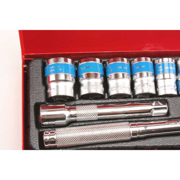 Набор торцевых ключей, FORCI, UANABD12U, 6-гранный, 1/2 дюйм, 12 parça