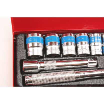Набор торцевых ключей, FORCI, UANABD12U, 6-гранный, 1/2 дюйм, 12 parça