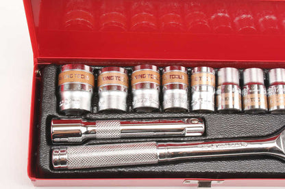 Набор торцевых ключей, FORCI, UANABD12U, 6-гранный, 1/2 дюйм, 12 parça