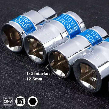 Головка, FORCI, UAQ156Q12, короткая, 6-гранная, 1/2 дюйм, 12 mm