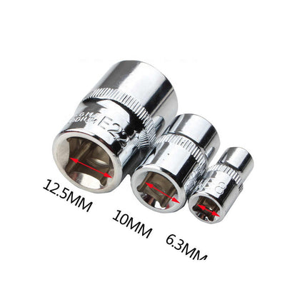 Набор торцевых ключей, FORCI, UANABQT10, черный, E Torx, 1/2 дюйм, 10 предметов