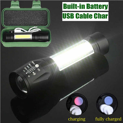 Фонарь мини, FORCI, UAFANYU, COB LED, USB, перезаряжаемый, портативный