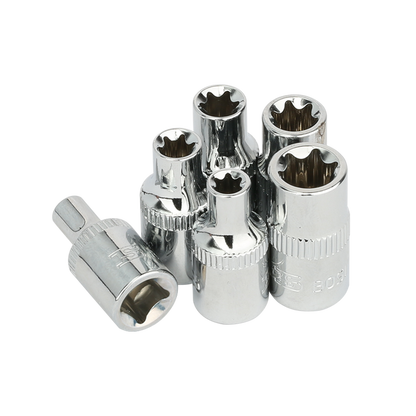 Головка, FORCI, UAQ8QE10, короткая, Torx, 1/4 дюйм, E10