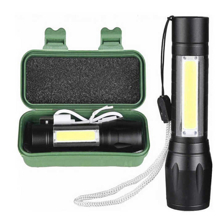 Fənər mini, FORCI, UAFANYU, COB LED, USB giriş, təkrar doldurulan, portativ