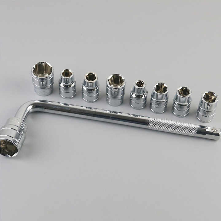 Набор торцевых ключей, FORCI, UANABQ10U, 6-гранный, 1/2 дюйм, 10 parça