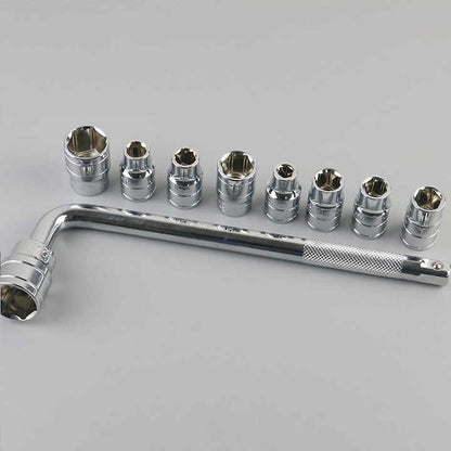 Набор торцевых ключей, FORCI, UANABQ10U, 6-гранный, 1/2 дюйм, 10 parça