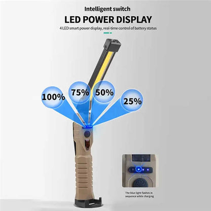 Фонарь-брелок, FORCI, UAFANP, COB LED, USB Type-C, перезаряжаемый, с функцией повербанка