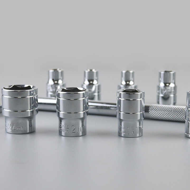 Набор торцевых ключей, FORCI, UANABQ10U, 6-гранный, 1/2 дюйм, 10 parça