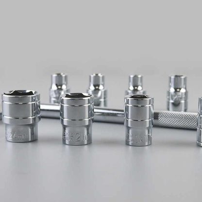 Набор торцевых ключей, FORCI, UANABQ10U, 6-гранный, 1/2 дюйм, 10 parça