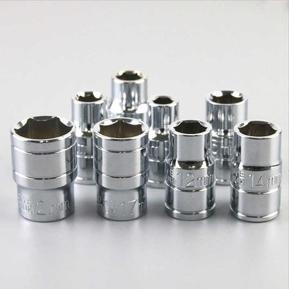 Набор торцевых ключей, FORCI, UANABQ10U, 6-гранный, 1/2 дюйм, 10 parça