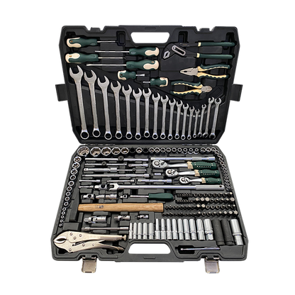 Набор торцевых ключей, FORCI, UANABF180, 6-гранный, Трещотка 1/2 дюйм, 180 parça